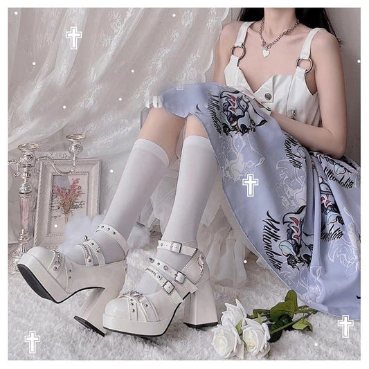 Lolita Punk Mary Jane Shoes LS0395