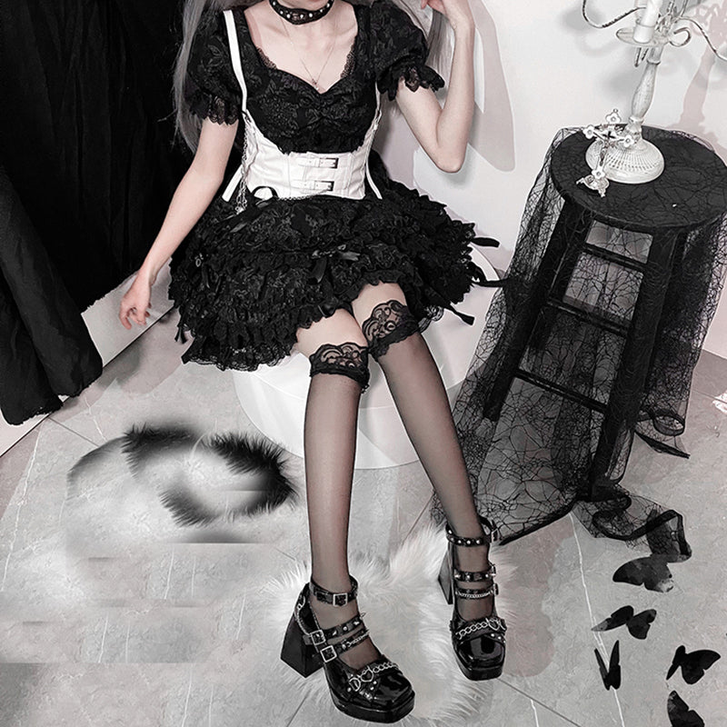 Lolita Punk Mary Jane Shoes LS0395