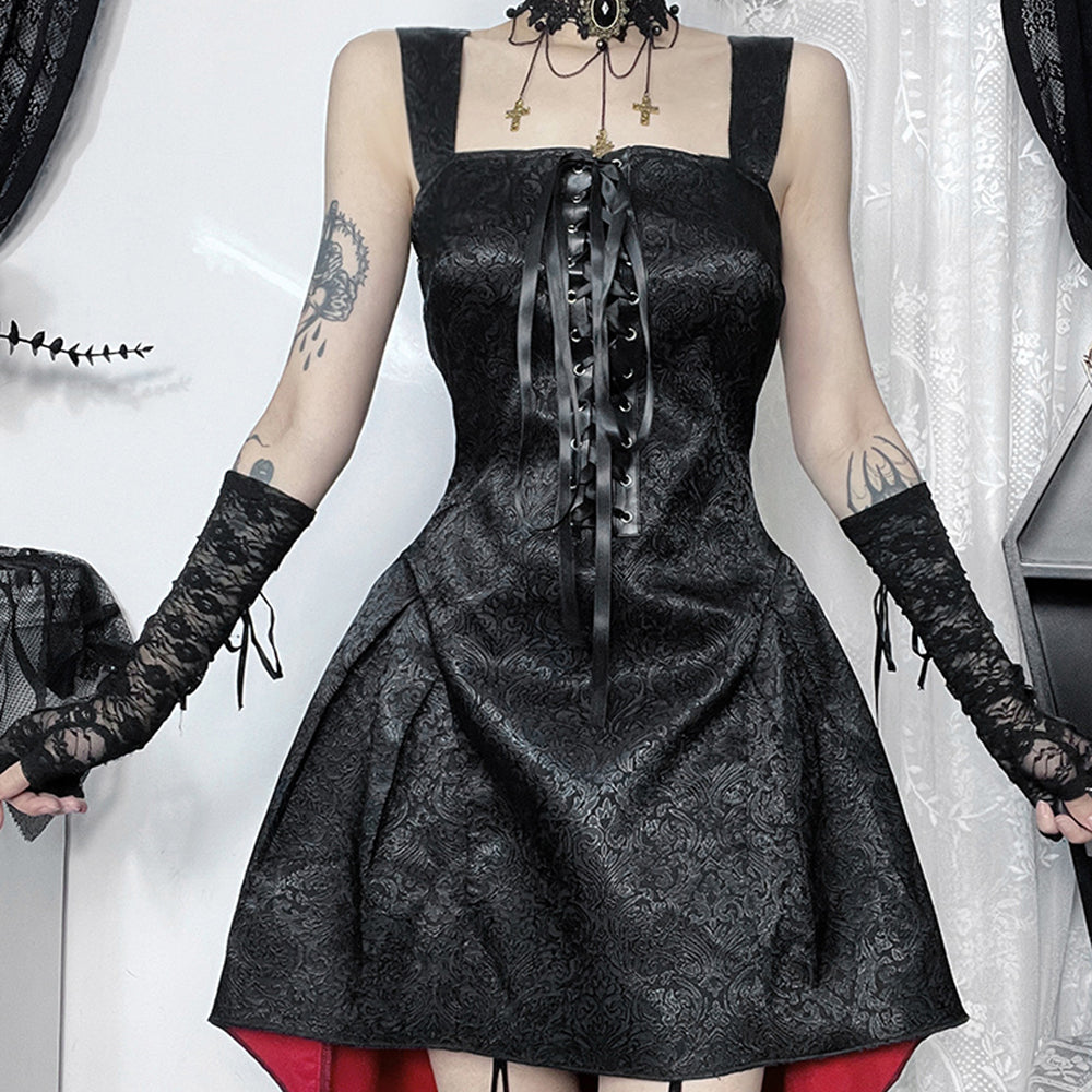 Lolita Gothic Punk Dark Dress LS0908