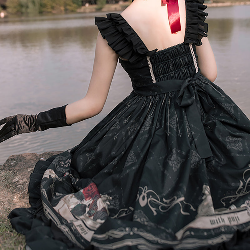 Lolita Gothic Punk JSK Dress LS0856