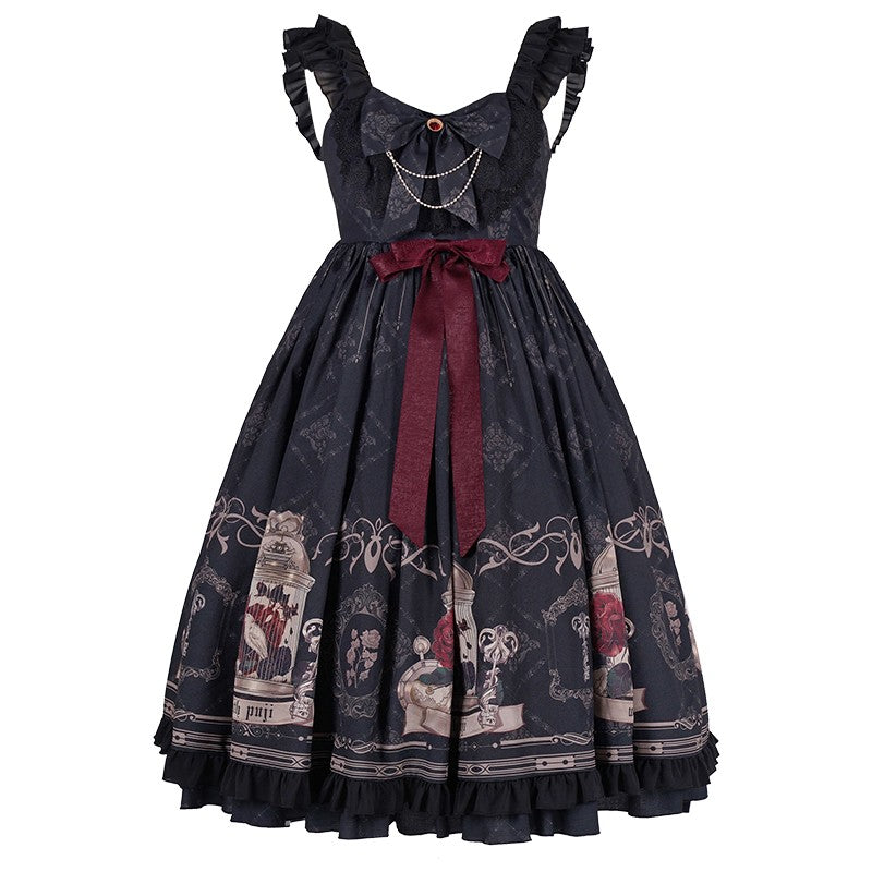 Lolita Gothic Punk JSK Dress LS0856