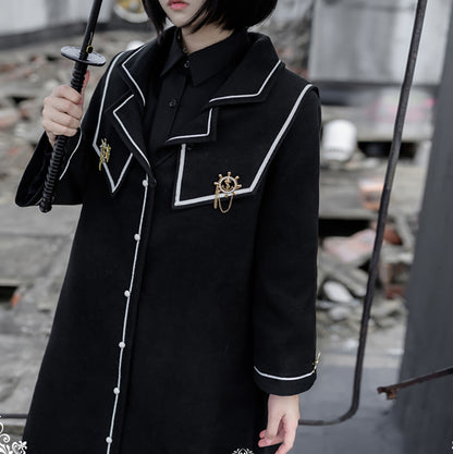 Lolita Gothic Punk JK Uniform Jacket LS0895