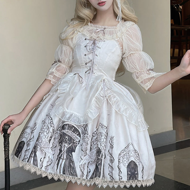 Lolita Gothic Punk JSK Dress LS0891