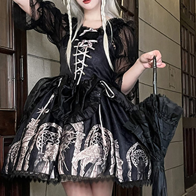 Lolita Gothic Punk JSK Dress LS0891