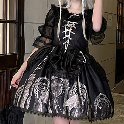 Lolita Gothic Punk JSK Dress LS0891