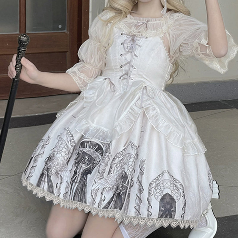 Lolita Gothic Punk JSK Dress LS0891