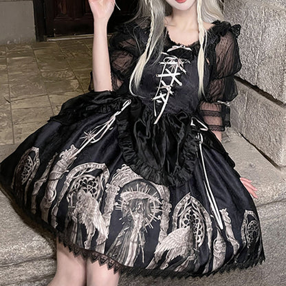 Lolita Gothic Punk JSK Dress LS0891