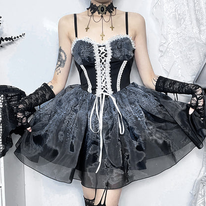 Lolita Gothic Y2K Dress LS0866