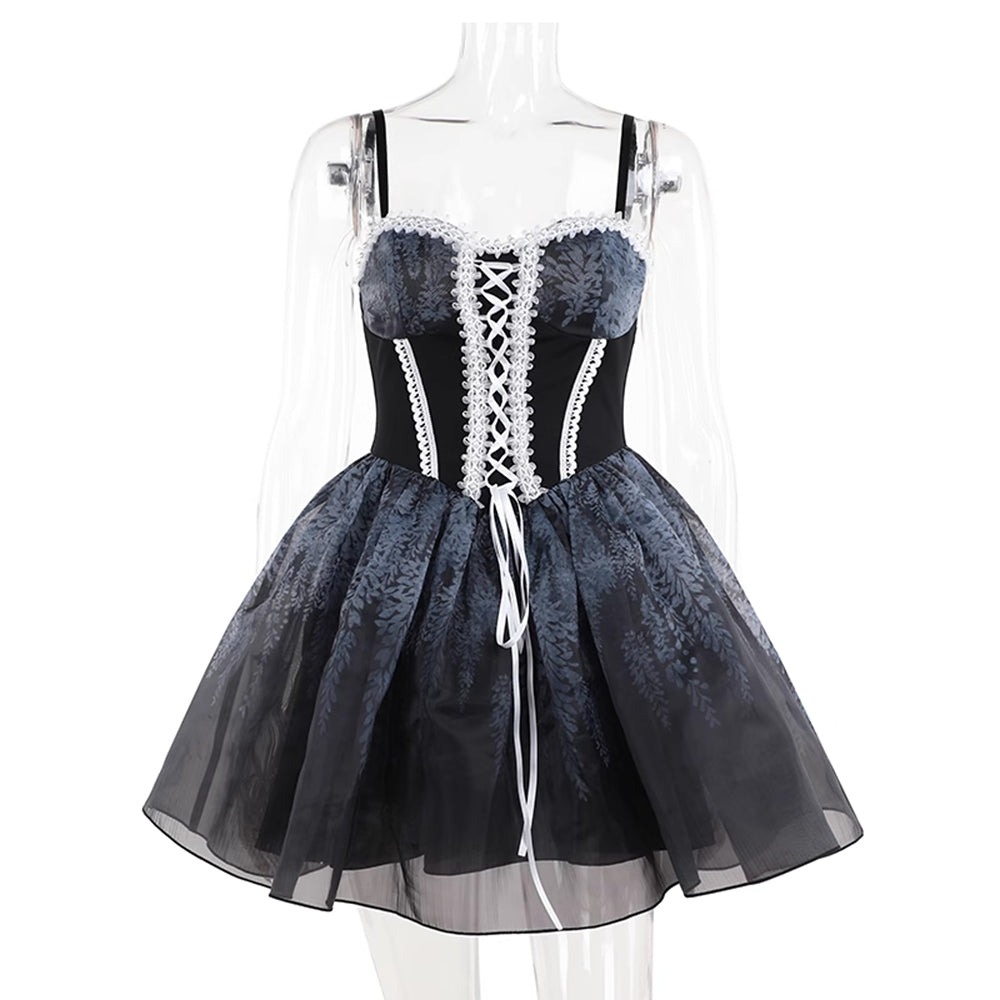 Lolita Gothic Y2K Dress LS0866