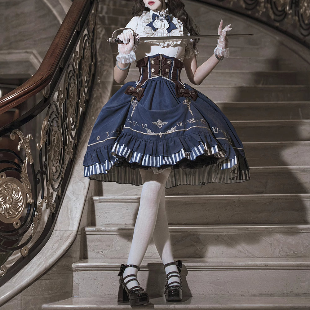 Lolita Gothic performance dress suit LS0890