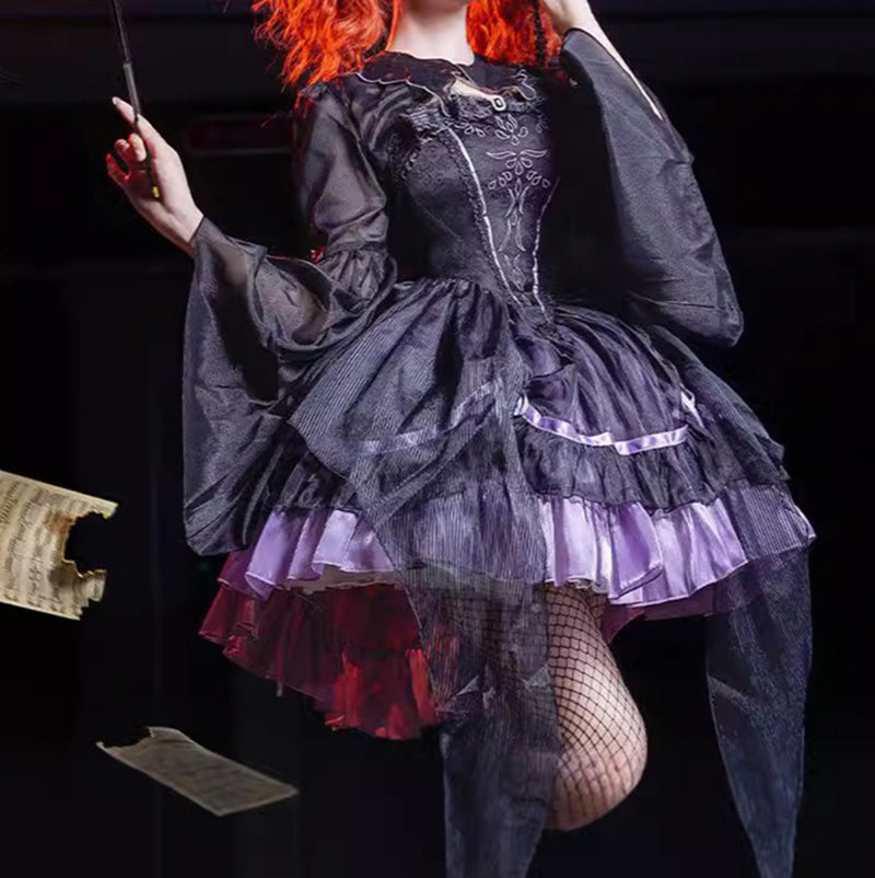 Lolita Halloween Goth COS JSK dress LS0889