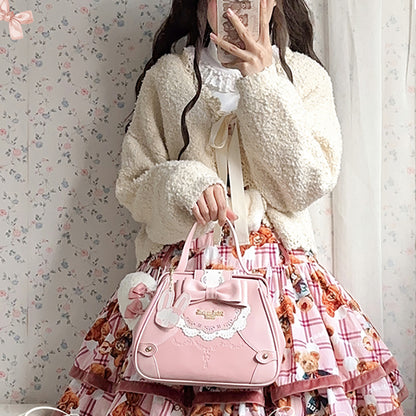 Lolita Harajuku bow tote bag LS0804