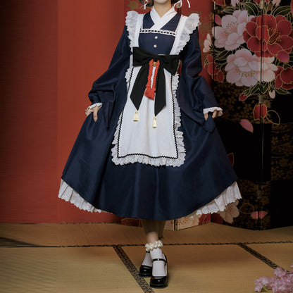 Lolita Japanese style maid dress LS0834