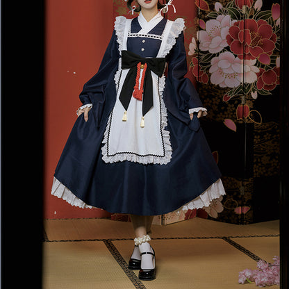 Lolita Japanese style maid dress LS0834