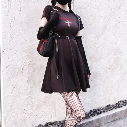 Lolita Punk Dark Cross Dress LS0855