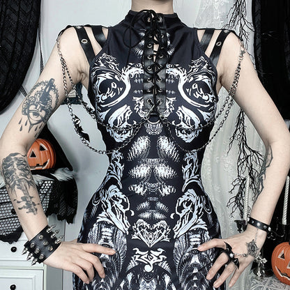 Lolita Punk Goth Dress LS0897