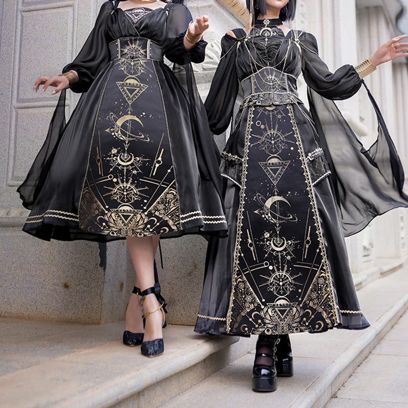 Lolita Dark Punk Gothic JSK Dress LS0842