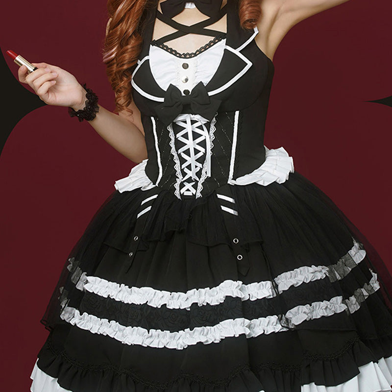 Lolita Punk Gothic JSK Dress LS0861