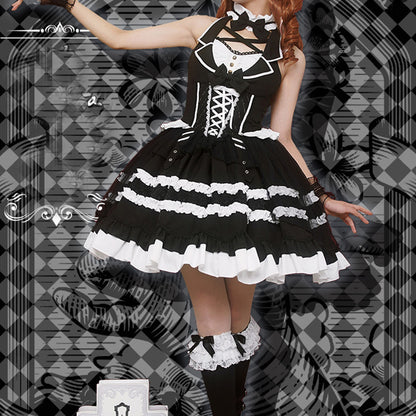 Lolita Punk Gothic JSK Dress LS0861