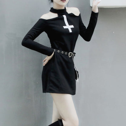 Lolita Punk Rock Dark Dress LS0853