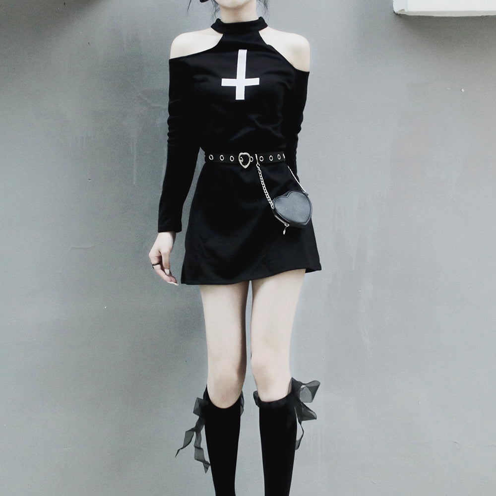 Lolita Punk Rock Dark Dress LS0853