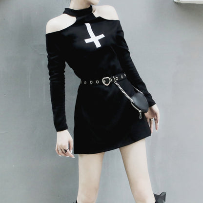 Lolita Punk Rock Dark Dress LS0853