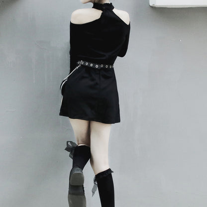 Lolita Punk Rock Dark Dress LS0853