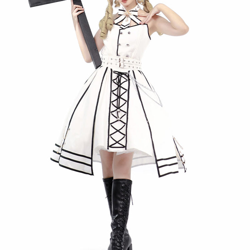 Lolita Punk Rock Knight Style Skirt Suit LS0863