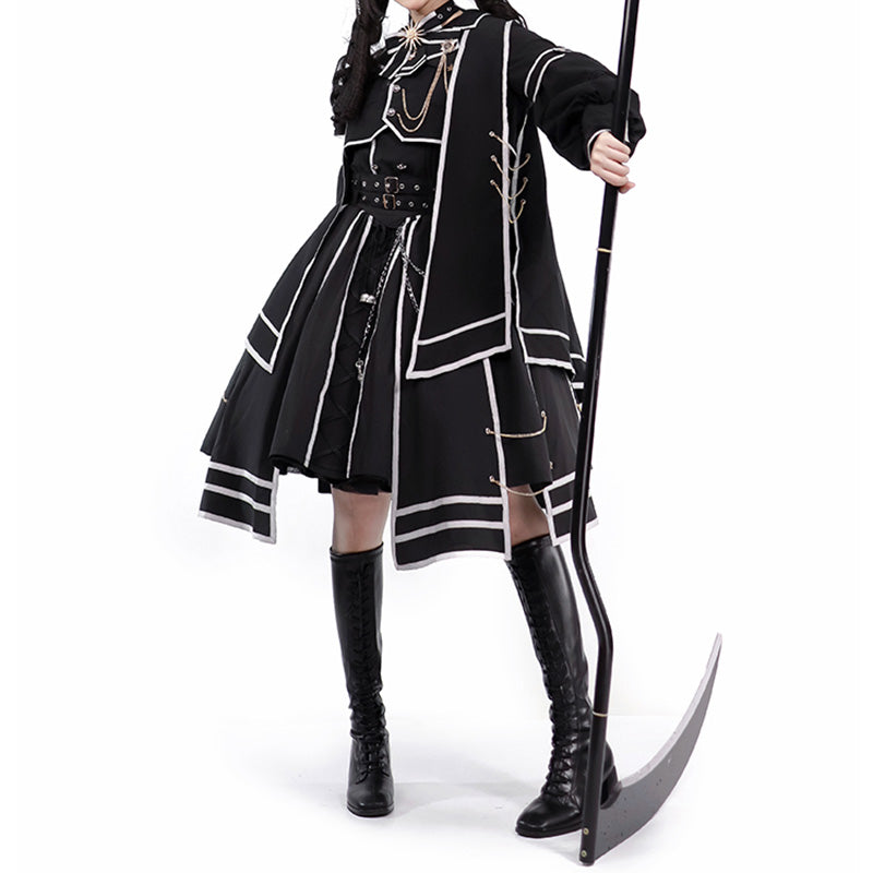 Lolita Punk Rock Knight Style Skirt Suit LS0863