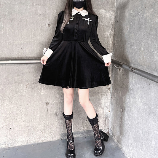 Lolita Punk Y2K Dress LS0836