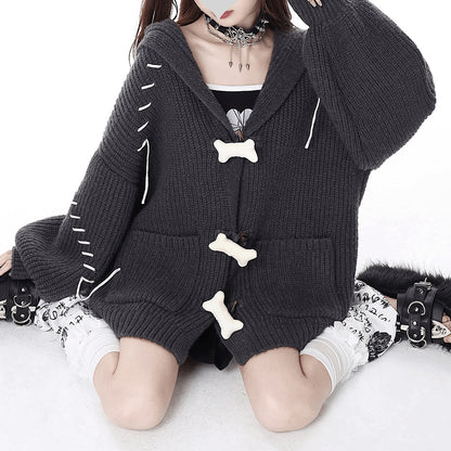 Lolita Punk Y2K Knitted Sweater LS0788