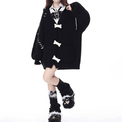 Lolita Punk Y2K Knitted Sweater LS0788