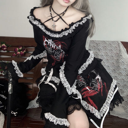 Lolita Punk Y2K Skirt Set LS0851