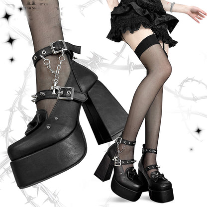 Lolita Y2K punk shoes LS0850