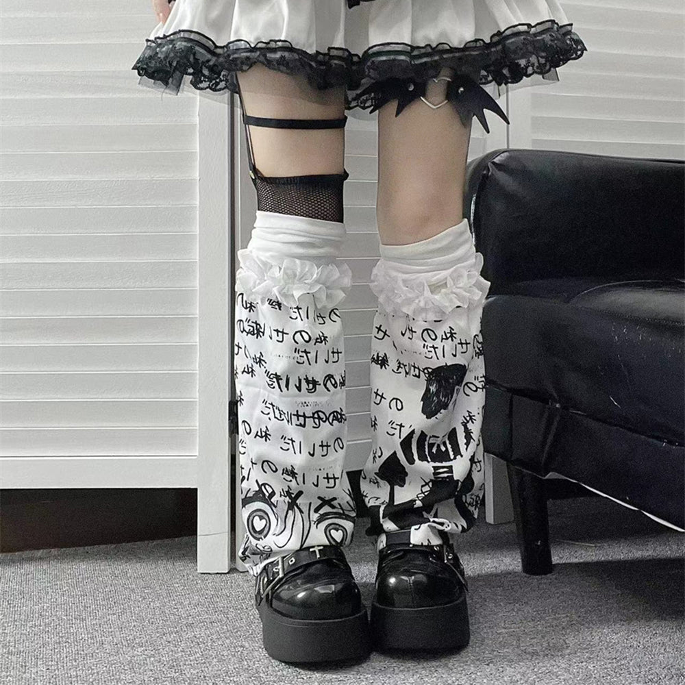 Lolita Harajuku Punk Y2K Leg Cover Sock Cover LS0821