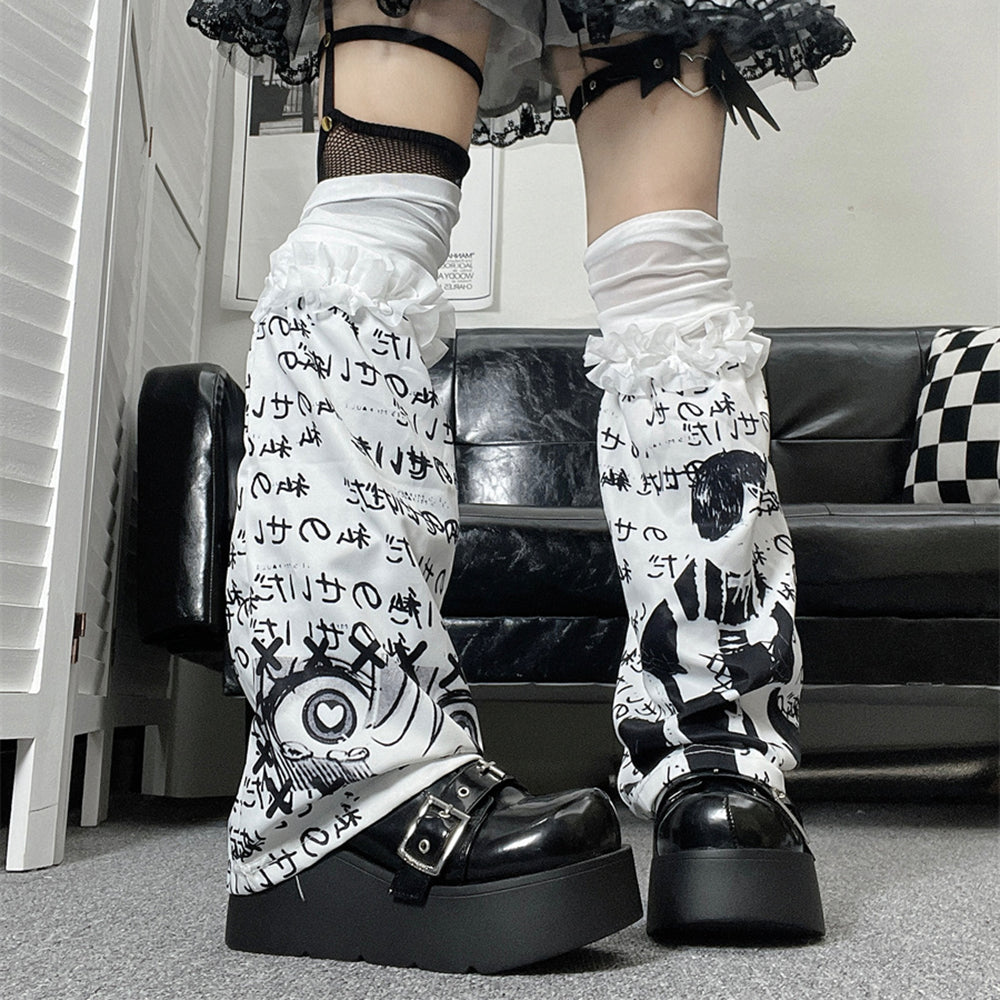 Lolita Harajuku Punk Y2K Leg Cover Sock Cover LS0821