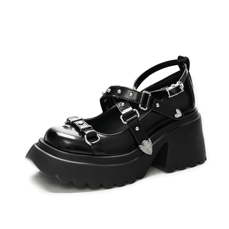 Lolita punk Mary Jane JK shoes LS0828