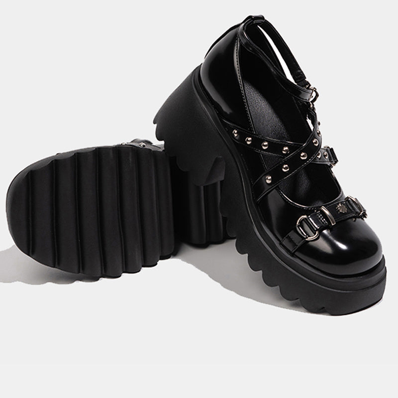 Lolita punk Mary Jane JK shoes LS0828