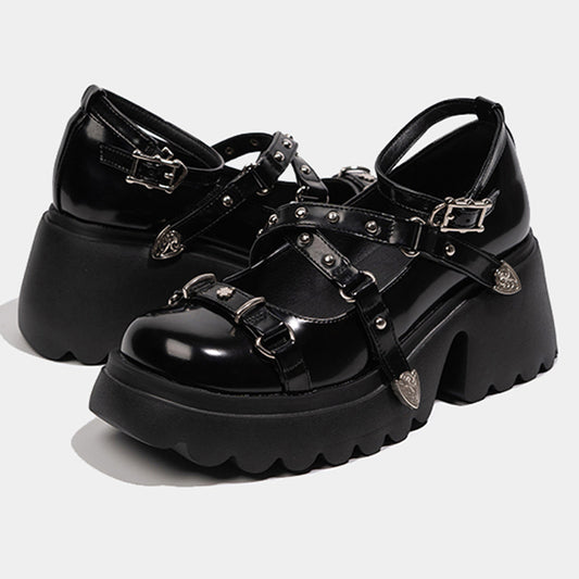 Lolita punk Mary Jane JK shoes LS0828