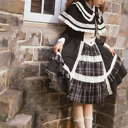 Lolita Gothic Punk Vintage Dress LS0857