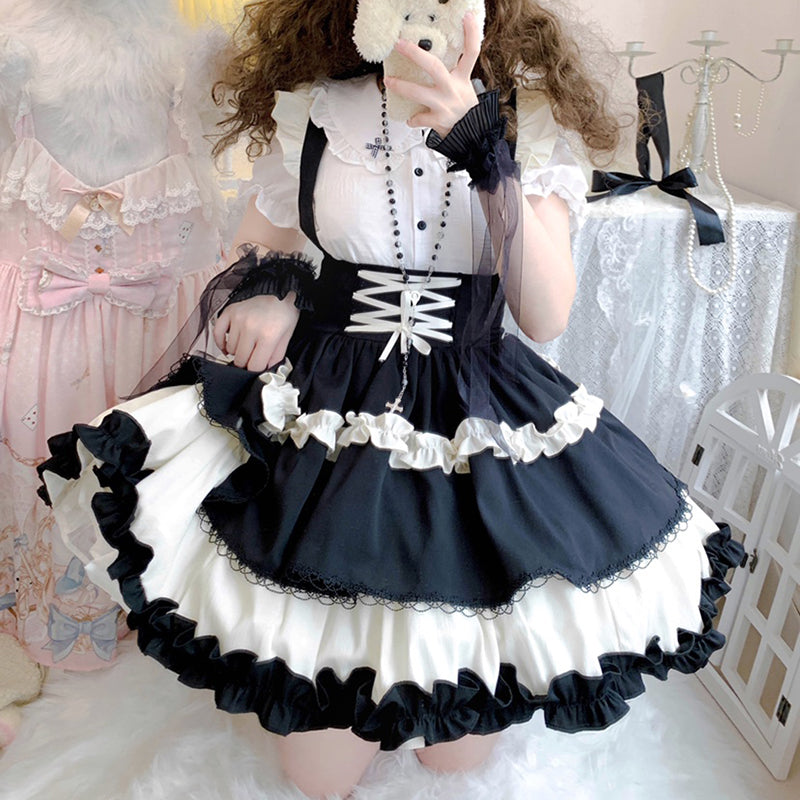 Lolita Harajuku SK suspender skirt LS0661