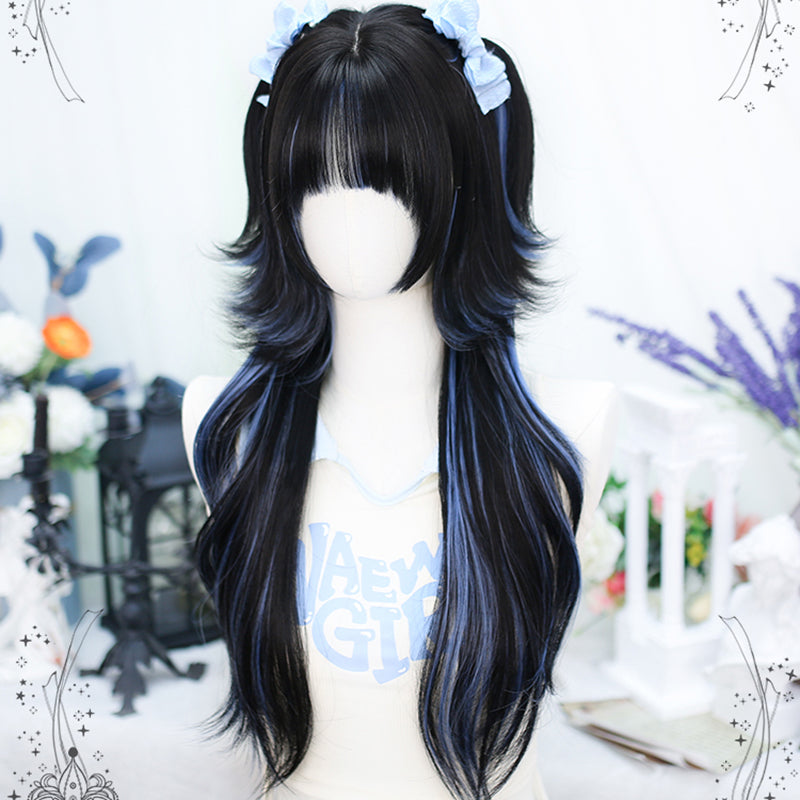 Lolita two-dimensional JK long curly wig LS0818