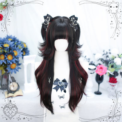 Lolita two-dimensional JK long curly wig LS0818