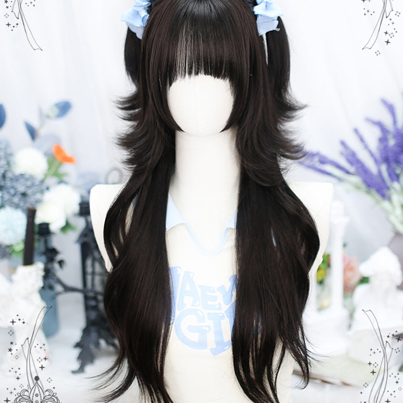 Lolita two-dimensional JK long curly wig LS0818