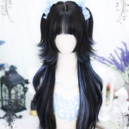 Lolita two-dimensional JK long curly wig LS0818