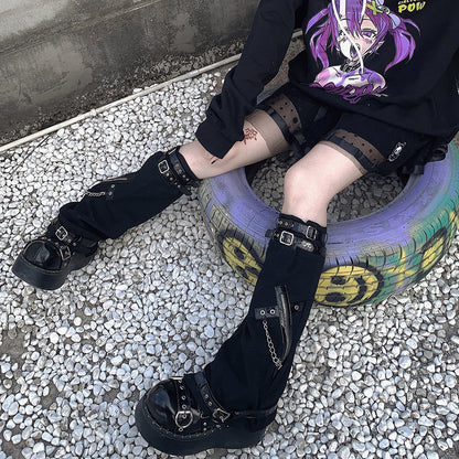Lolita Punk Gothic JK socks LS0421