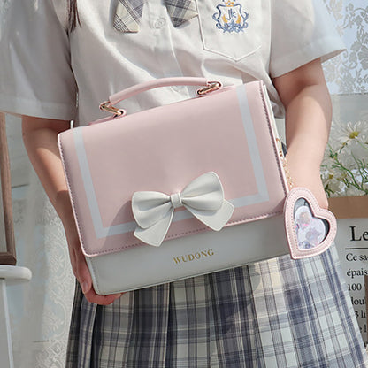 Lolita bow cute jk uniform bag LS0431