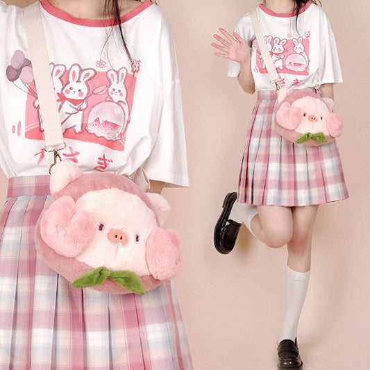 Lolita cute girls all-match plush bag LS0508