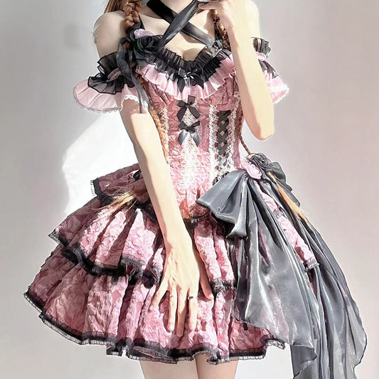 Lolita Sleepless JSK Gothic Dress LS0468