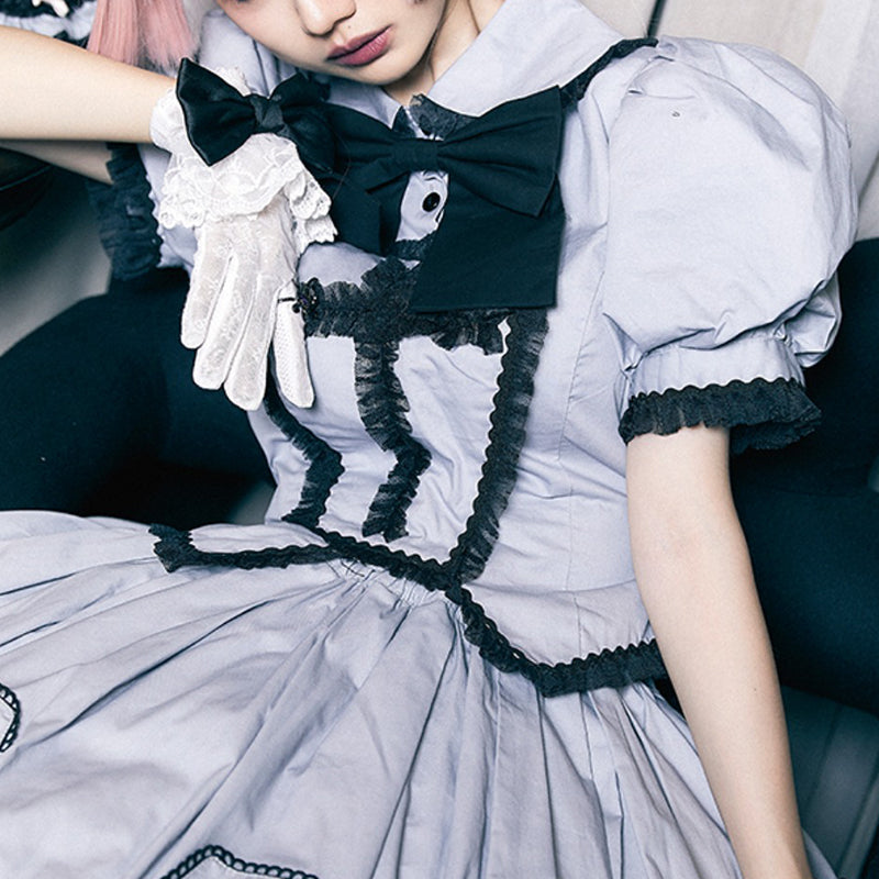 Lolita Cross Punk Goth Dress LS0480